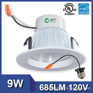 Die Casting Shell  UL Energy Star list 4inch 9w indoor led downlight